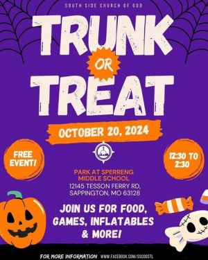 Free Trunk OR Treat South Side Church Of God