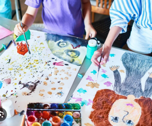 Ages 5-8 Art Your Heart Out Kids Club