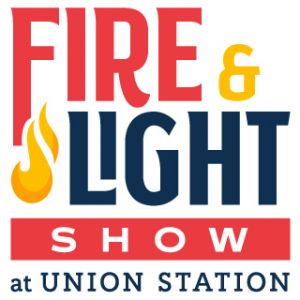 Fire & Light Show at Union Station