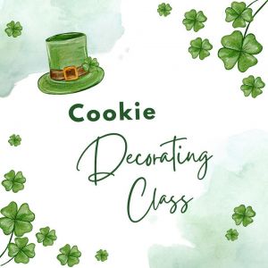 03/03 St. Patrick's Day Themed Cookie Decorating Class at Birdie's Bakeshop