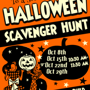 10/08, 10/15, 10/22, 10/29 Scavenger Hunt at Dave & Buster's