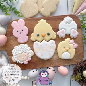 03/30 Easter Animals Cookie Decorating Class at Makers On Main Street
