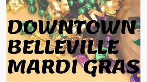 02/14 Mardi Gras Party in Downtown Belleville