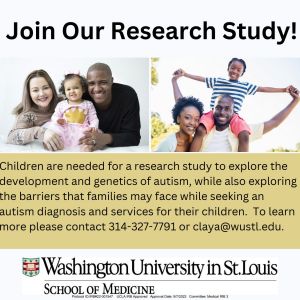 Washington Univeristy ACE Autism Genetics Research Program