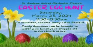 03/23 Easter Egg Hunt at St. Andrew UMC