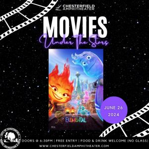 06/26 & 08/14 Movies Under the Stars in Chesterfield