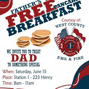 06/15 West County EMS Father's Day Pancake Breakfast
