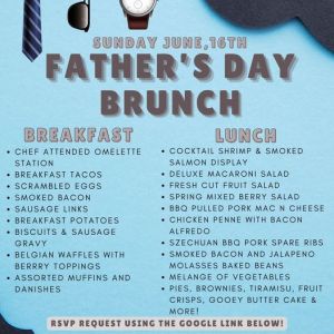 06/16 Father's Day Brunch at Old Hickory