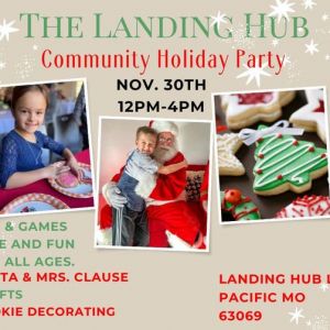 11/30 Community Holiday Party at the Landing Hub