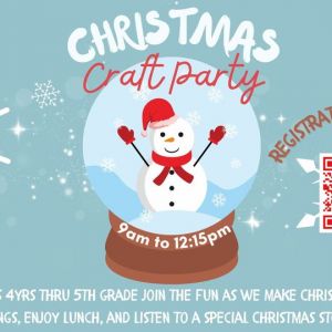 12/07 Christmas Craft Party at Trinity Church