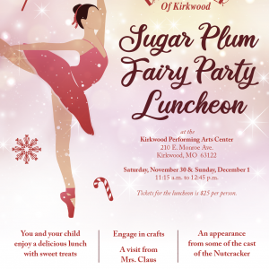 11/30-12/01 Sugar Plum Fairy Party Luncheon at Dance Center of Kirkwood