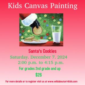 12/07 Santa Painting at Wild About Art