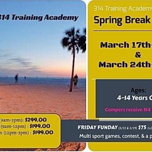 314 Training Academy Spring Break Camps