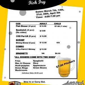 03/07-04/04 Fish Fry at St. Teresa Belleville