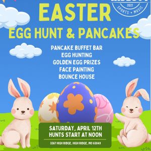 04/12 Easter Egg Hunt & Pancakes at the Hideout