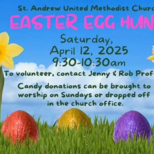 04/12 Easter Egg Hunt at St. Andrew UMC