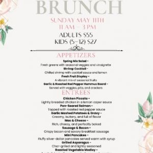 05/11 Mother's Day Brunch at Eclipse at the Moonrise Hotel