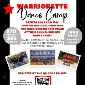 Fox Warriorettes Summer Dance Camp