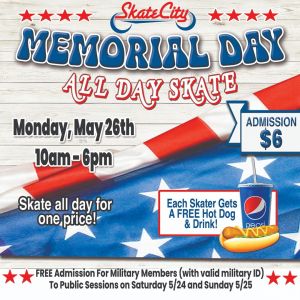 05/26 Memorial Day Skate at Skate City