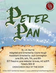 06/05-06/08 Peter Pan at the Theatre Guild of Webster Groves