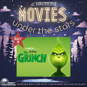 07/09 & 08/20 Movies Under the Stars in Chesterfield