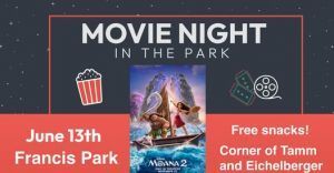 06/13 Movie Night at Francis Park