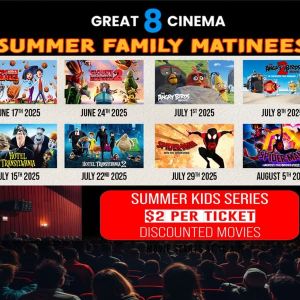 06/17-08/05 Summer Series at Great 8 Cinema in Union