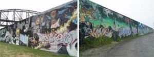 Mural Mile Flood Wall