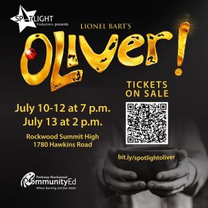 07/10-07/13 Oliver! at Rockwood Summit High School