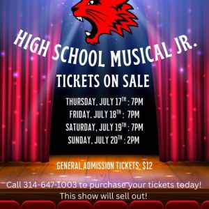 07/17-07/20 High School Musical Jr. at Shrewsbury City Center