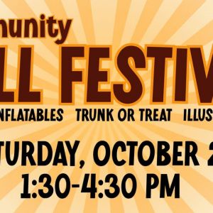 10/25 Fall Festival and Trunk or Treat at Parkway Baptist Church