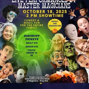 10/18 Halloween Magic Show at the Florissant Performing Arts Center
