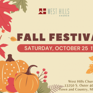 10/25 Fall Festival at West Hills Church