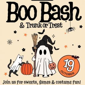10/19 Boo Bash Trunk or Treat at Cake House Design