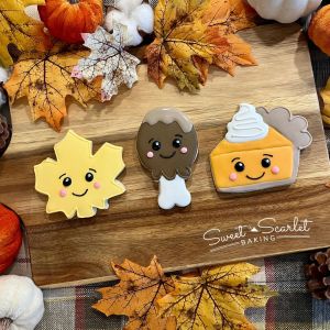 11/15 Thanksgiving All Ages Cookie Decorating at Sweet Scarlet Baking