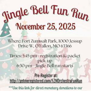 11/25 Jingle Bell Fun Run at Fort Zumwalt Park