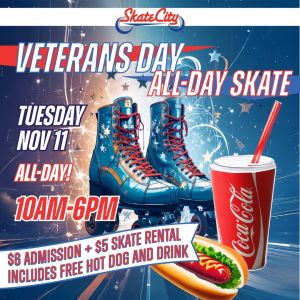 11/11 Veterans Day Skate at Skate City