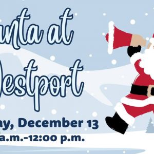 12/13 Santa at Westport Plaza