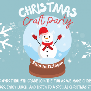 12/06 Christmas Craft Party at Trinity Church