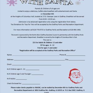 12/06 Breakfast with Santa in Godfrey