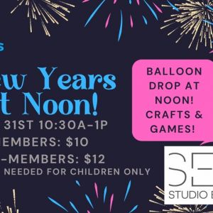 12/31 New Year's at Noon at Edwardsville Children's Museum