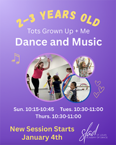 Tots Dance & Music: Caregiver and Me (Ages 2–3)