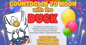 12/31 Countdown to Noon with the Duck in Washington