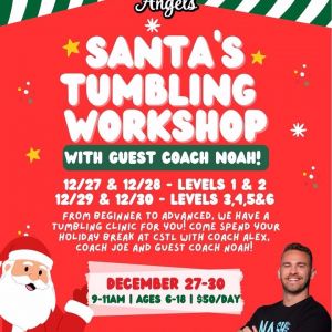 12/27-12/30 Santa's Tumbling Workshop at LittleBits Gym