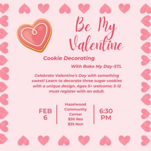02/06 Valentine's Cookie Decorating at the Hazelwood Community Center