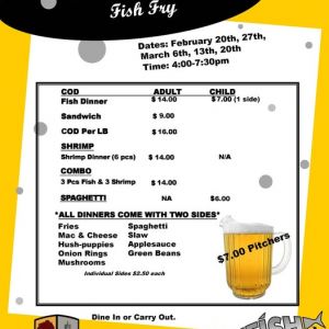 02/20-03/20 Fish Fry at St. Teresa Belleville