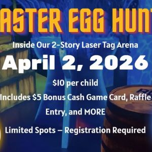 04/02 Easter Egg Hunt at Playtime Arcade and Bar