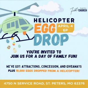 04/04 Helicopter Egg Drop at First Assembly Church