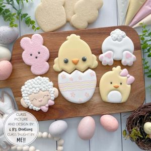 04/02 Easter Themed Cookie Decorating Class at Makers On Main Street