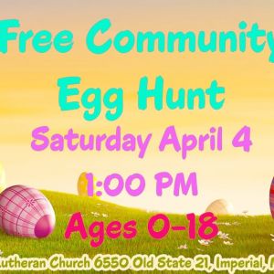 04/04 Easter Egg Hunt at St. Paul's Lutheran Imperial